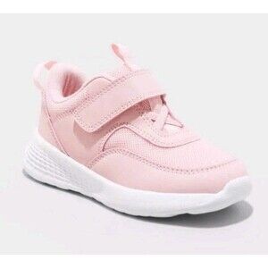 Cat & Jack Girls Robin Hook & Loop Fashion School Sneakers Pink Size 11